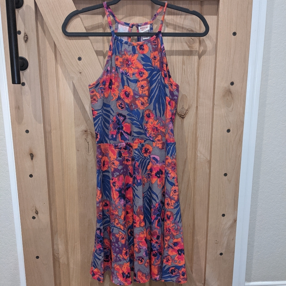 Summer Dress Swim Cover up Floral Tropical